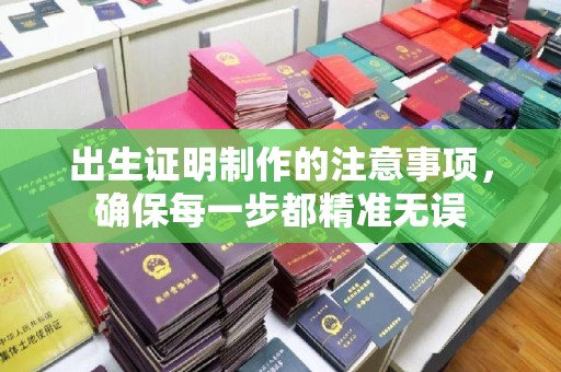 和静出生证明制作的注意事项，确保每一步都精准无误