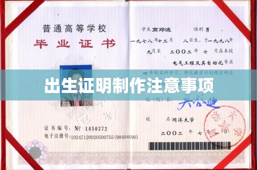 和静出生证明制作注意事项
