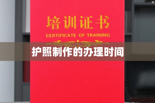 和静护照制作的办理时间