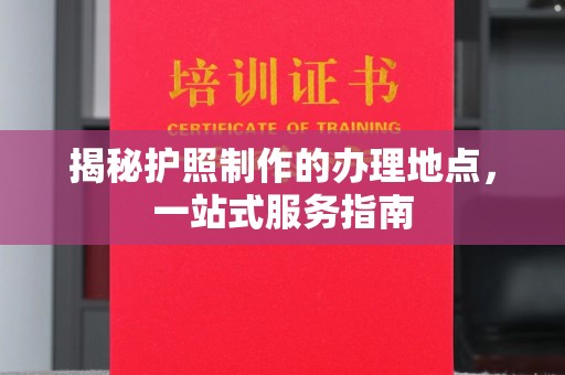 和静揭秘护照制作的办理地点，一站式服务指南