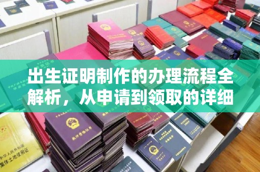 和静出生证明制作的办理流程全解析，从申请到领取的详细指南